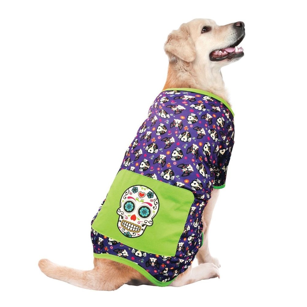 Halloween Pet Pajamas: Day of the Dead dog Costume